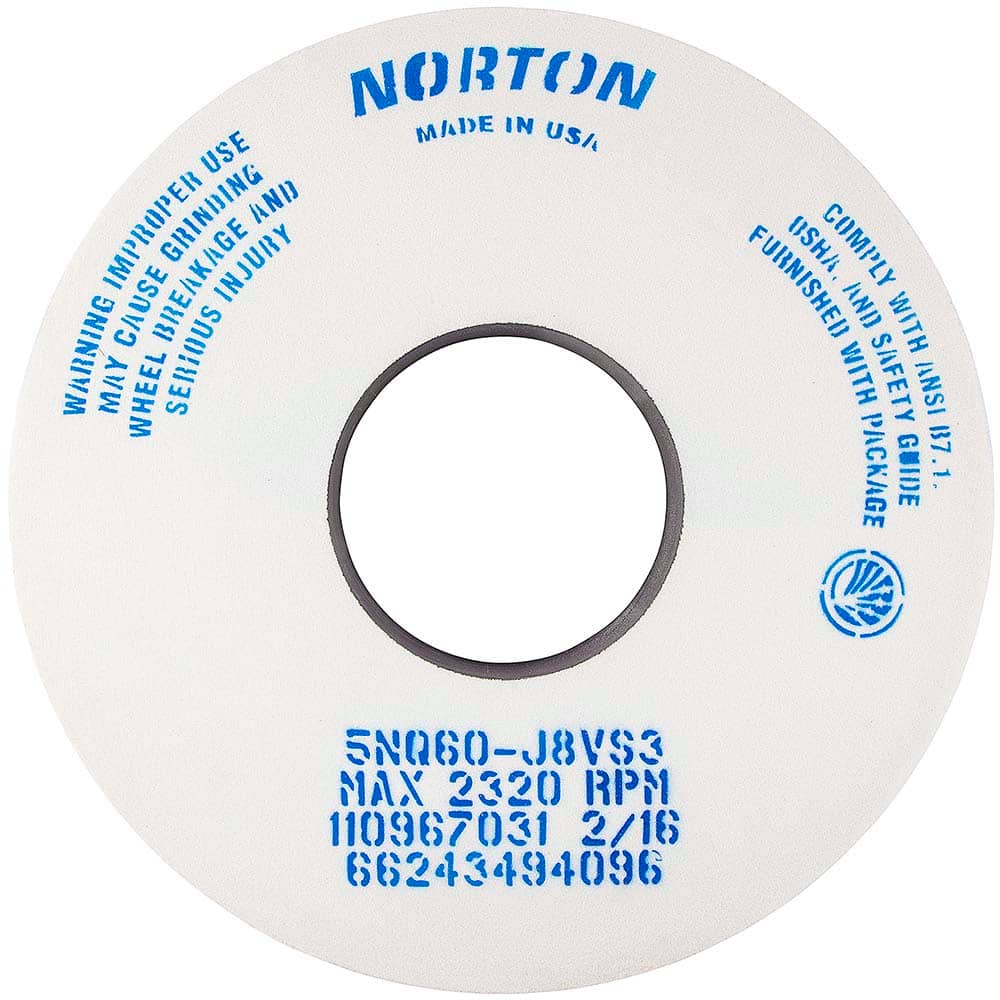 Norton - Tool & Cutter Grinding Wheels Wheel Type: Type 1 Wheel Diameter (Inch): 14 - Caliber Tooling