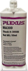 Plexus - 50 mL Cartridge Two Part Adhesive - 3 to 6 min Working Time, 60°F - Caliber Tooling