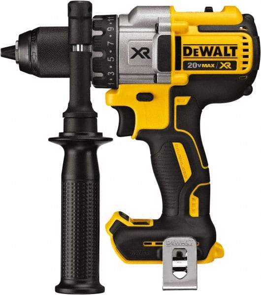 DeWALT - 20 Volt 1/2" Chuck Pistol Grip Handle Cordless Drill - 0-2000 RPM, Keyless Chuck, Reversible, Lithium-Ion Batteries Not Included - Caliber Tooling