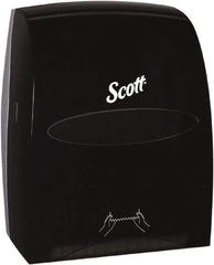 Scott - Hands Free, Plastic Paper Towel Dispenser - 16.13" High x 12.63" Wide x 10.2" Deep, 1 Roll, Smoke (Color) - Caliber Tooling