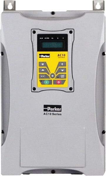 Parker - Three Phase, 230 Volt, 3 hp, Variable Frequency Drive - 7.87" Wide x 7.8" Deep x 16.22" High, IP66 - Caliber Tooling