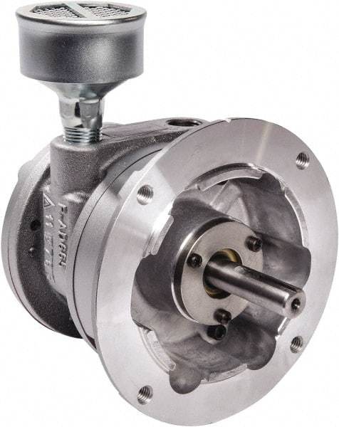 Gast - 4 hp Reversible Flange Air Actuated Motor - 0:00 Gear Ratio, 3,000 Max RPM, 2.06" Shaft Length, 5/8" Shaft Diam - Caliber Tooling