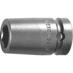 Impact Socket: 3/8″ Drive, 0.375″ Socket, Square Drive 6-Point, 1-1/2″ OAL