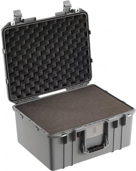 Pelican Products, Inc. - 15-51/64" Wide x 10-1/2" High, Aircase w/Foam - Silver - Caliber Tooling