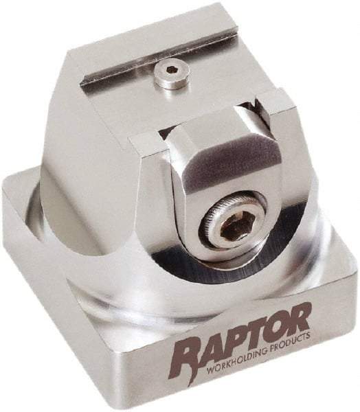 Raptor Workholding - 3/4" Jaw Width, 2-1/8" High x 2.07" Long x 2.07" Wide Dovetail Vise - For Use with 4 & 5 Axis Workholding Systems - Caliber Tooling