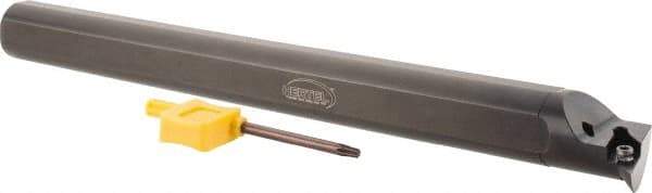 Hertel - 0.98" Min Bore Diam, 10" OAL, 3/4" Shank Diam, A12SSVQBR2 Indexable Boring Bar - 2-1/4" Max Bore Depth, VB..221 Insert, Screw-On Holding Method - Caliber Tooling