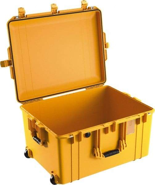 Pelican Products, Inc. - 20-21/32" Wide x 14-7/8" High, Aircase w/Wheels - Yellow - Caliber Tooling