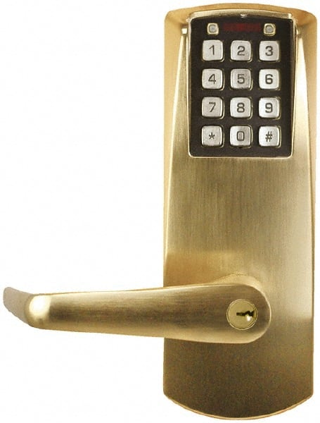 Kaba Access - Combination Entry with Key Override Lever Lockset for 1-3/8 to 2-1/2" Thick Doors - Exact Industrial Supply