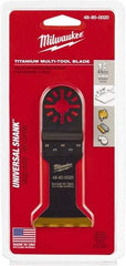 Milwaukee Tool - Rotary Multi-Material Blade - 1-3/4" Cutting Diam, TiAlN Finish, Use with Milwaukee Multi-Tool - Caliber Tooling