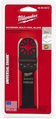 Milwaukee Tool - Rotary Multi-Material Blade - 1-1/4" Cutting Diam, Black Oxide Finish, Use with Milwaukee Multi-Tool - Caliber Tooling