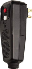 Tower - 1 Outlet, 125 Volt, 15 Amp, Black, Right Angle GFCI Plug - 1-15P NEMA Configuration, cUL, UL File E174279 - Caliber Tooling