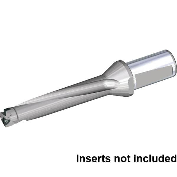 Kennametal - 10.2362" Max Drill Depth, 5xD, 2.0472" Diam, Indexable Insert Drill - 2 Inserts, 40mm Shank Diam, Whistle Notch Shank - Caliber Tooling