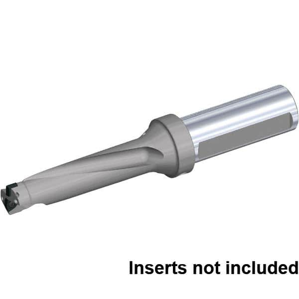 Kennametal - 5-1/2" Max Drill Depth, 4xD, 1-3/8" Diam, Indexable Insert Drill - 2 Inserts, 1-1/4" Shank Diam, Flange Shank - Caliber Tooling