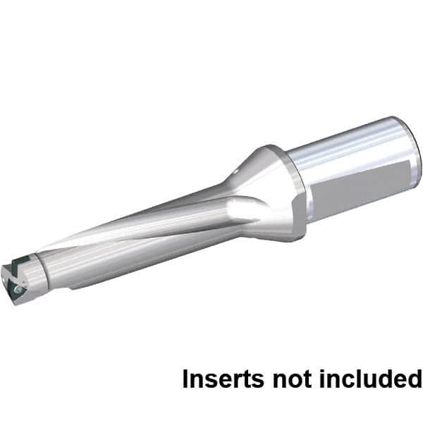 Kennametal - 2.52" Max Drill Depth, 4xD, 0.83" Diam, Indexable Insert Drill - 2 Inserts, 32mm Shank Diam, Whistle Notch Shank - Caliber Tooling