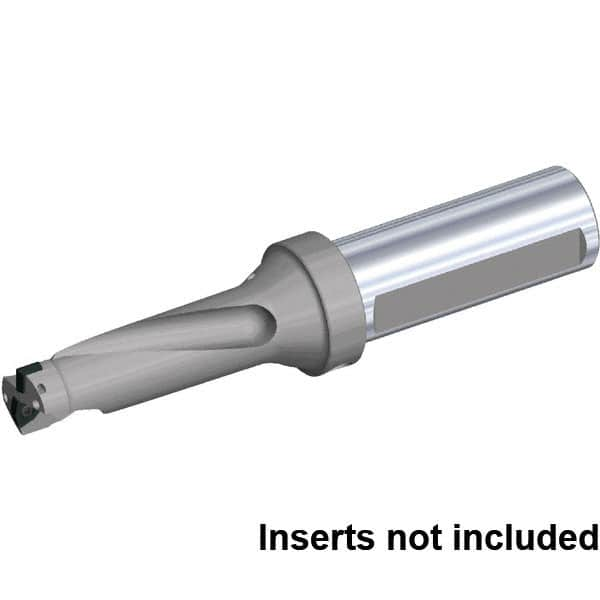 Kennametal - 2-1/4" Max Drill Depth, 3xD, 3/4" Diam, Indexable Insert Drill - 2 Inserts, 1" Shank Diam, Flange Shank - Caliber Tooling