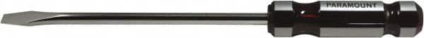 Paramount - 415mm OAL Standard Slotted Screwdriver - 300mm Blade Length, Round Shank, Acetate Handle - Caliber Tooling