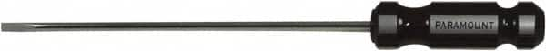 Paramount - 395mm OAL Cabinet Slotted Screwdriver - 300mm Blade Length, Round Shank, Acetate Handle - Caliber Tooling