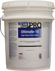 Scot's Tuff - 5 Gal Pail Finish - Use on Vinyl, Vinyl Asbestos, Asphalt, Linoleum, Terrazzo, Quarry Tile, Marble, Cork - Caliber Tooling