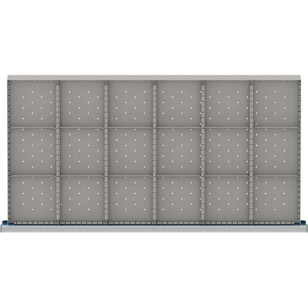 LISTA - 18-Compartment Drawer Divider Layout for 3.15" High Drawers - Caliber Tooling