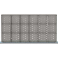 LISTA - 18-Compartment Drawer Divider Layout for 3.15" High Drawers - Caliber Tooling