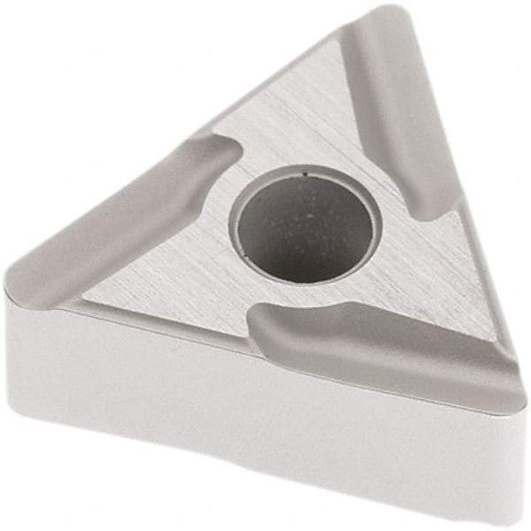 Seco - TNMG331 L-UX Grade TP2501 Carbide Turning Insert - Al2O3 Finish, 60° Triangle, 3/8" Inscr Circle, 3/16" Thick, 1/64" Corner Radius - Caliber Tooling