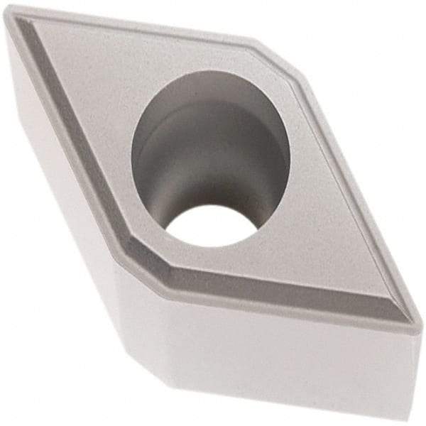 Seco - DCMT32.53 FF1 Grade TP2501 Carbide Turning Insert - Al2O3 Finish, 55° Diamond, 3/8" Inscr Circle, 5/32" Thick, 1/32" Corner Radius - Caliber Tooling