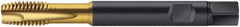 Walter-Prototyp - M14x2.00 Metric, 3 Flute, TiN Finish, Cobalt Spiral Point Tap - Plug Chamfer, Right Hand Thread, 110mm OAL, 20mm Thread Length, 14mm Shank Diam, 6HX Class of Fit, Series S2026305 - Exact Industrial Supply