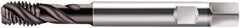 Walter-Prototyp - M24x3.00 Metric 4 Flute 6HX Modified Bottoming Spiral Flute Tap - Cobalt, Hardlube Finish, 160mm OAL, Right Hand Flute, Right Hand Thread, Series S2056302 - Exact Industrial Supply