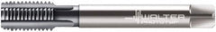 Walter-Prototyp - M8x0.75 Metric Fine 6HX 4 Flute TiCN Finish Powdered Metal Straight Flute Machine Tap - Modified Bottoming, Right Hand Thread, 80mm OAL, 15mm Thread Length, Oversize - Exact Industrial Supply