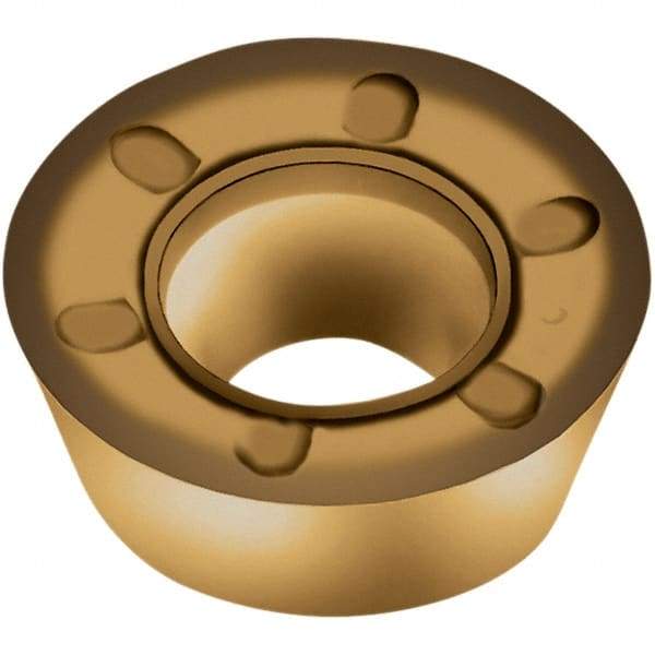 Walter - RDMT0803M0 D57 Grade WSM35S Carbide Milling Insert - TiAlN/Al2O3/Al Finish, 0.1252" Thick, 8mm Inscribed Circle - Caliber Tooling