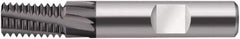 Walter-Prototyp - 0.4724" Cutting Diam, 6 Flute, Solid Carbide Helical Flute Thread Mill - Internal Thread, 1-1/16" LOC, 83mm OAL, 12mm Shank Diam - Caliber Tooling