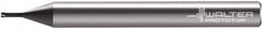 Walter-Prototyp - 0.0906" Cutting Diam, 3 Flute, Solid Carbide Helical Flute Thread Mill - Internal Thread, 1mm LOC, 57mm OAL, 6mm Shank Diam - Exact Industrial Supply