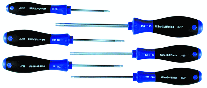 6 Piece - IP6; IP7; IP8; IP9; IP10; IP15 - TorxPlus SoftFinish® Cushion Grip Set - Caliber Tooling