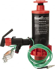 GoatThroat Pumps - 3/8" Outlet, 4 GPM, Polypropylene Hand Operated Transfer Pump - 56" OAL, For up to 55 Gal Drums, For Class I & II Flammable & Combustible Liquids - Caliber Tooling