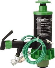 GoatThroat Pumps - 3/8" Outlet, 4 GPM, Polypropylene Hand Operated Transfer Pump - 56" OAL, For up to 55 Gal Drums, For Class I & II Flammable & Combustible Liquids - Caliber Tooling