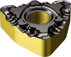 Sandvik Coromant - WNMG431 PF Grade 4315 Carbide Turning Insert - TiCN/AI2O3/TiN Finish, 80° Trigon, 1/2" Inscr Circle, 3/16" Thick, 1/64" Corner Radius - Caliber Tooling