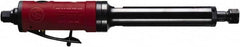 Chicago Pneumatic - 1/4" Collet, Straight Handle, Straight Air Die Grinder - 22,000 RPM, Rear Exhaust, 25 CFM, 0.47 hp, 90 psi, 1/4" Inlet - Caliber Tooling