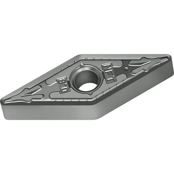 Walter - VNGG332 NFT Grade WS10 Carbide Turning Insert - Uncoated, 35° Diamond, 3/8" Inscr Circle, 3/16" Thick, 1/32" Corner Radius - Caliber Tooling