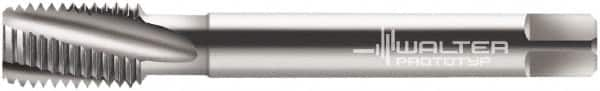 Walter-Prototyp - 3/8-19" BSPP, 4 Flutes, Modified Bottoming Chamfer, Bright Finish, Cobalt British Standard Pipe Tap - 0.4724" Shank Diam, 0.3543" Square Size, Series 24460 - Exact Industrial Supply