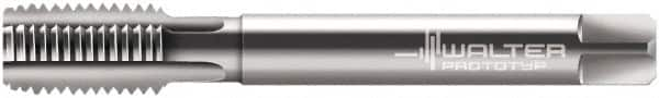 Walter-Prototyp - 3/8-18 NPT Thread, 5 Flute Standard Pipe Tap - 110mm OAL, 20mm Thread Length, 0.7" Shank Diam, Bright Finish, Cobalt - Exact Industrial Supply