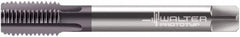 Walter-Prototyp - M8x1.00 Metric Fine 6HX 4 Flute Multilayer TiAlN Finish Solid Carbide Straight Flute Machine Tap - Modified Bottoming, Right Hand Thread, 90mm OAL, 12mm Thread Length, Oversize, Through Coolant - Caliber Tooling