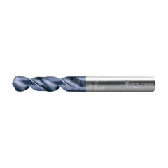 Screw Machine Length Drill Bit: 0.5512″ Dia, 118 °, Cobalt Coated, Right Hand Cut, Spiral Flute, Straight-Cylindrical Shank, Series A1154TFT