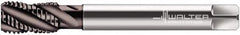 Walter-Prototyp - 1/4-19" BSPP, 5 Flutes, Bottoming Chamfer, Hardlube Coated, Cobalt British Standard Pipe Tap - 0.4331" Shank Diam, 0.3543" Square Size, Series 2456062 - Exact Industrial Supply