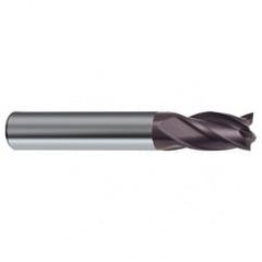 20mm Dia. x 92mm Overall Length 4-Flute Square End Solid Carbide SE End Mill-Round Shank-Center Cut-Firex - Caliber Tooling