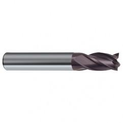 18mm Dia. x 84mm Overall Length 4-Flute Square End Solid Carbide SE End Mill-Round Shank-Center Cut-Firex - Caliber Tooling