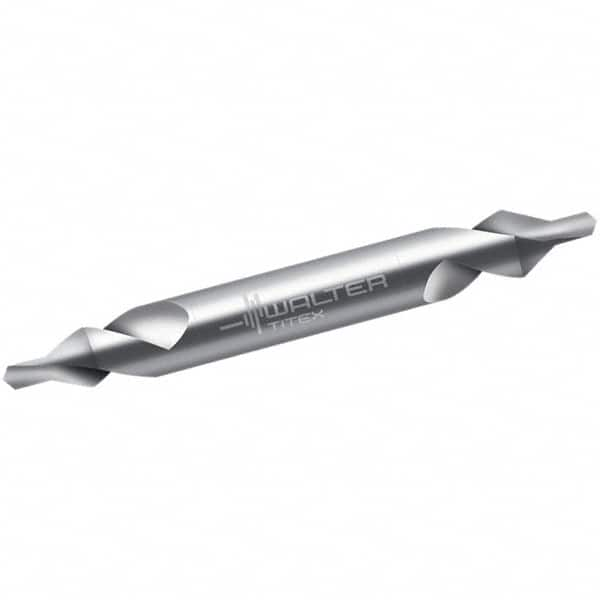 Walter-Titex - #4 Plain Cut 60° Incl Angle High Speed Steel Combo Drill & Countersink - Caliber Tooling