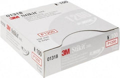 3M - Adhesive PSA Disc - Ultra Fine Grade, White, Film Backing, Flexible, Use with Random Orbital Sanders - Caliber Tooling