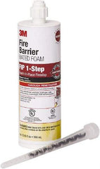 3M - 12.85 oz Cartridge Maroon Urethane Fire Barrier Foam - 120°F Max Operating Temp - Caliber Tooling