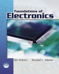 DELMAR CENGAGE Learning - Foundations of Electronics, 5th Edition - Electronics Reference, Hardcover, Delmar/Cengage Learning, 2006 - Caliber Tooling