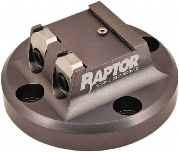 Raptor Workholding - 1-1/2" Jaw Width, 2" High Dovetail Vise - For Use with 4 & 5 Axis Workholding Systems - Caliber Tooling